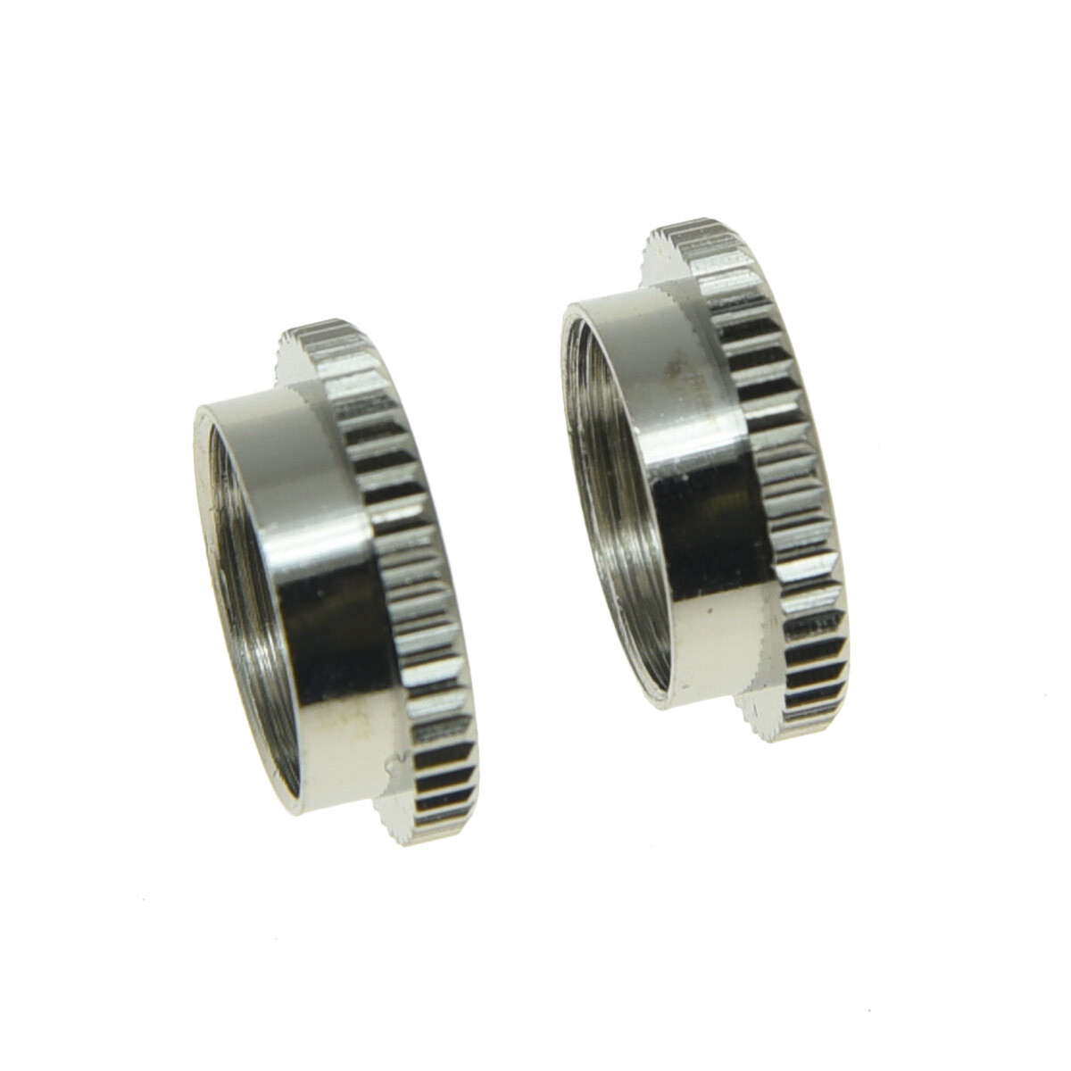 10x NI 15/32″ Fine Knurl Deep Guitar Nuts Toggle Switch Nut For Switchcraft