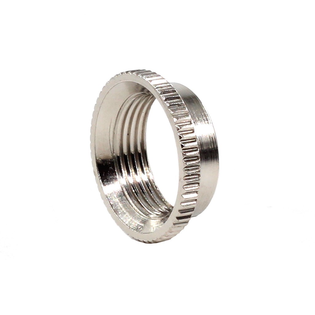Nickel Deep Nut for Long/L-Type Switchcraft or Imperial-fit Guitar Toggles