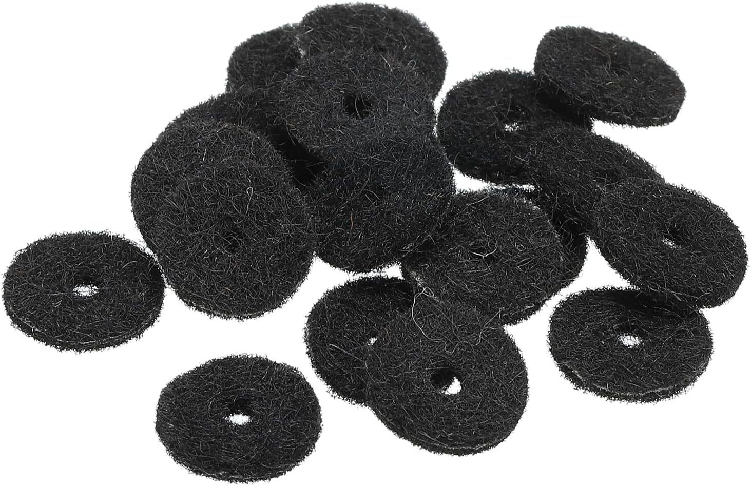 MECCANIXITY Guitar Strap Button Felt Washer Lock Block Black