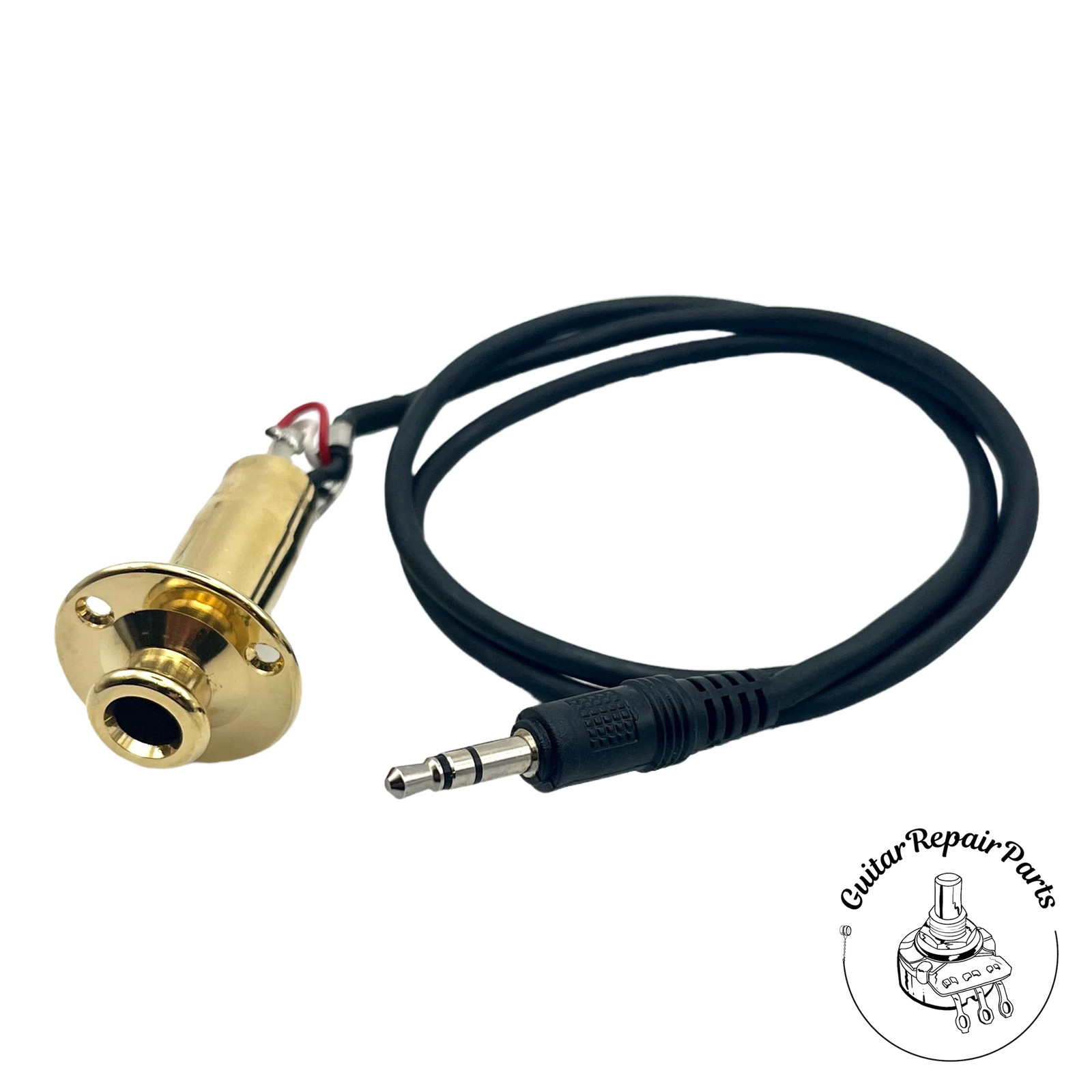 Takamine TGP0876G G Series Pre-wired Endpin Jack Assembly – Gold