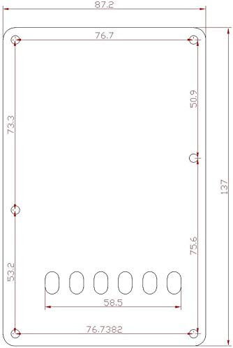 Guitar SSS Pickguard and Tremolo Trem Cover Back Plate fits Yamaha PACIFICA G…