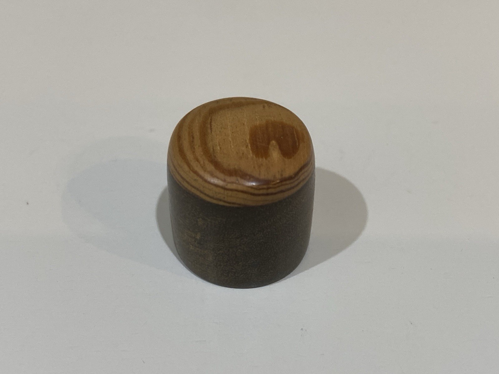 PINE OVER PAU D’ARCO WOOD knob, FITS SPLIT SHAFT 18 KNURLS POT ONLY, USA MADE