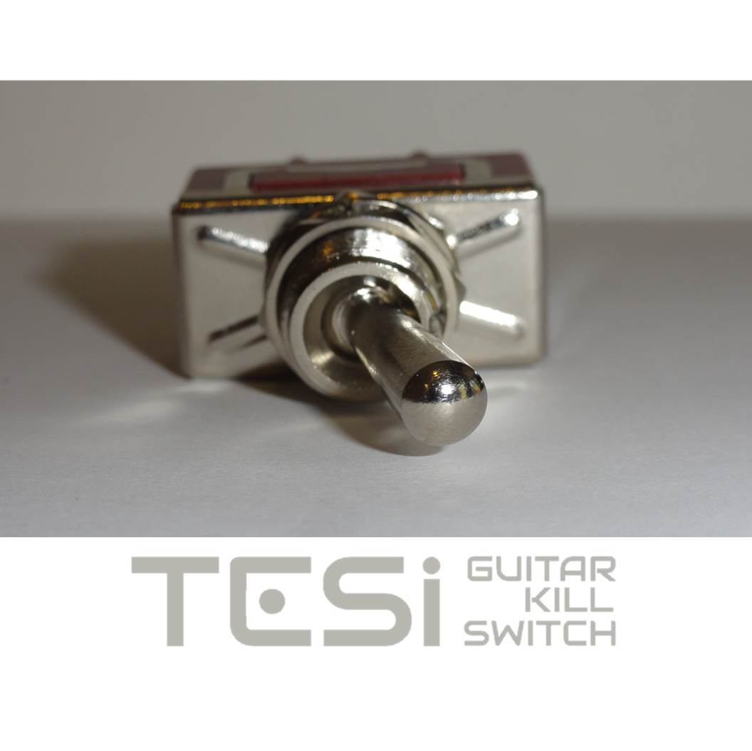 Tesi OTTO 12mm Stainless Steel Momentary Guitar Toggle Kill Switch