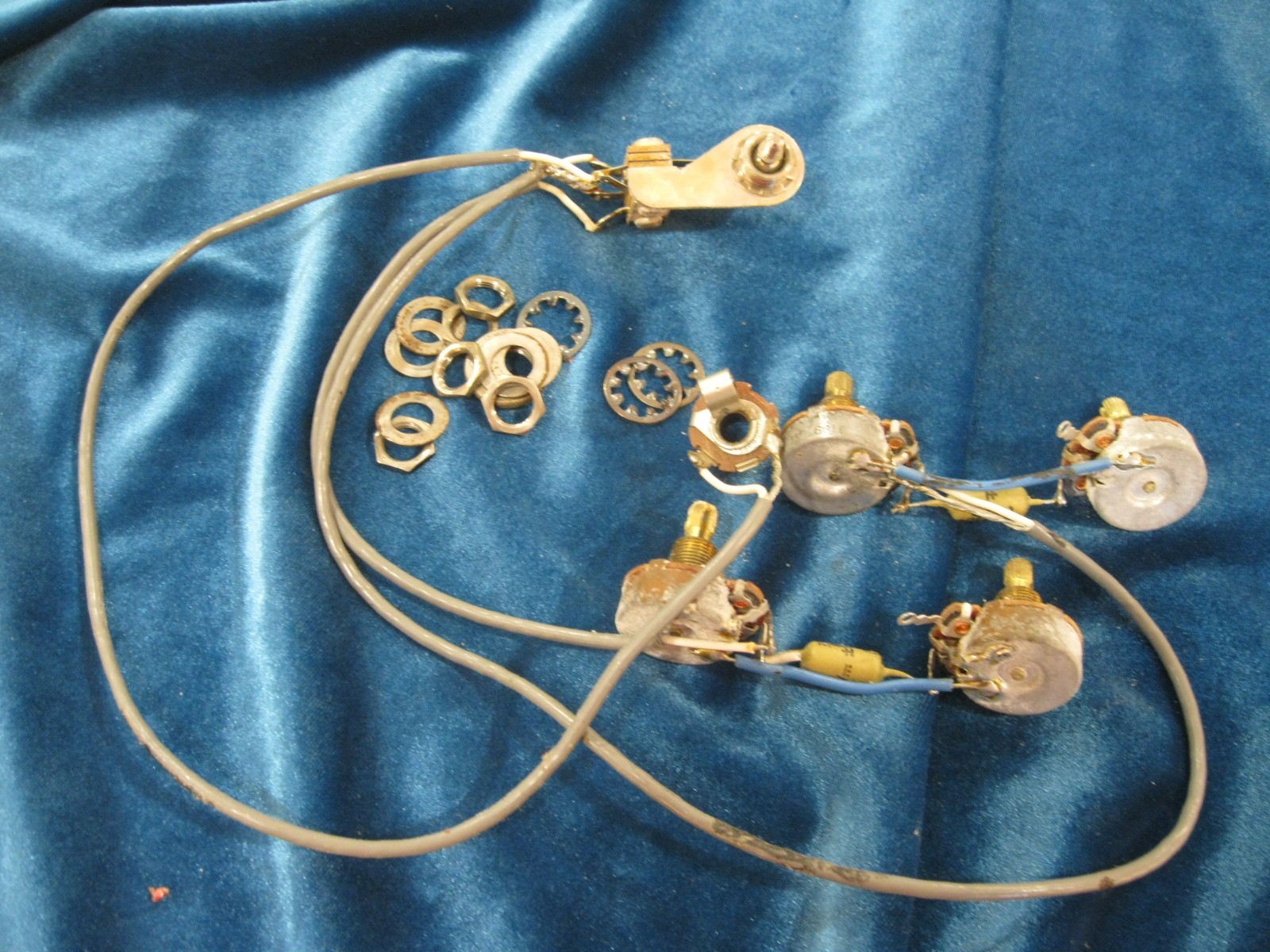 1966 Guild Starfire IV Guitar Wiring Harness Jack Pots Switch