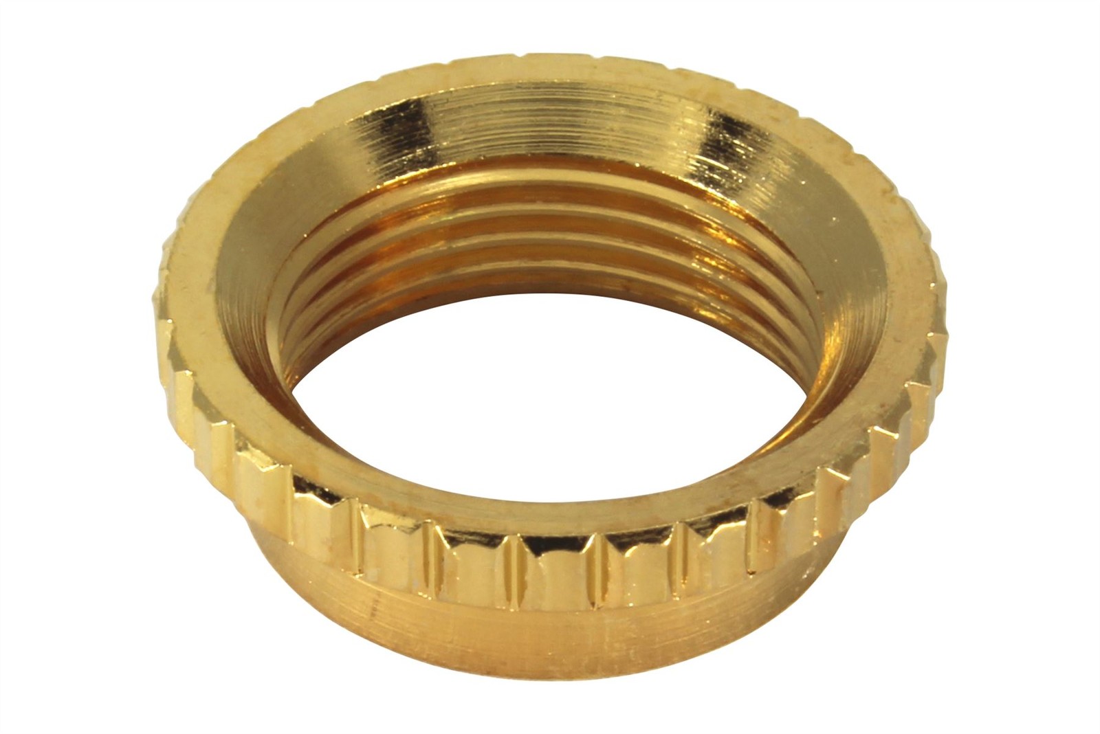 Gold Deep Nut Coarse knurl Switchcraft 3-way toggle switch fits Gibson guitars