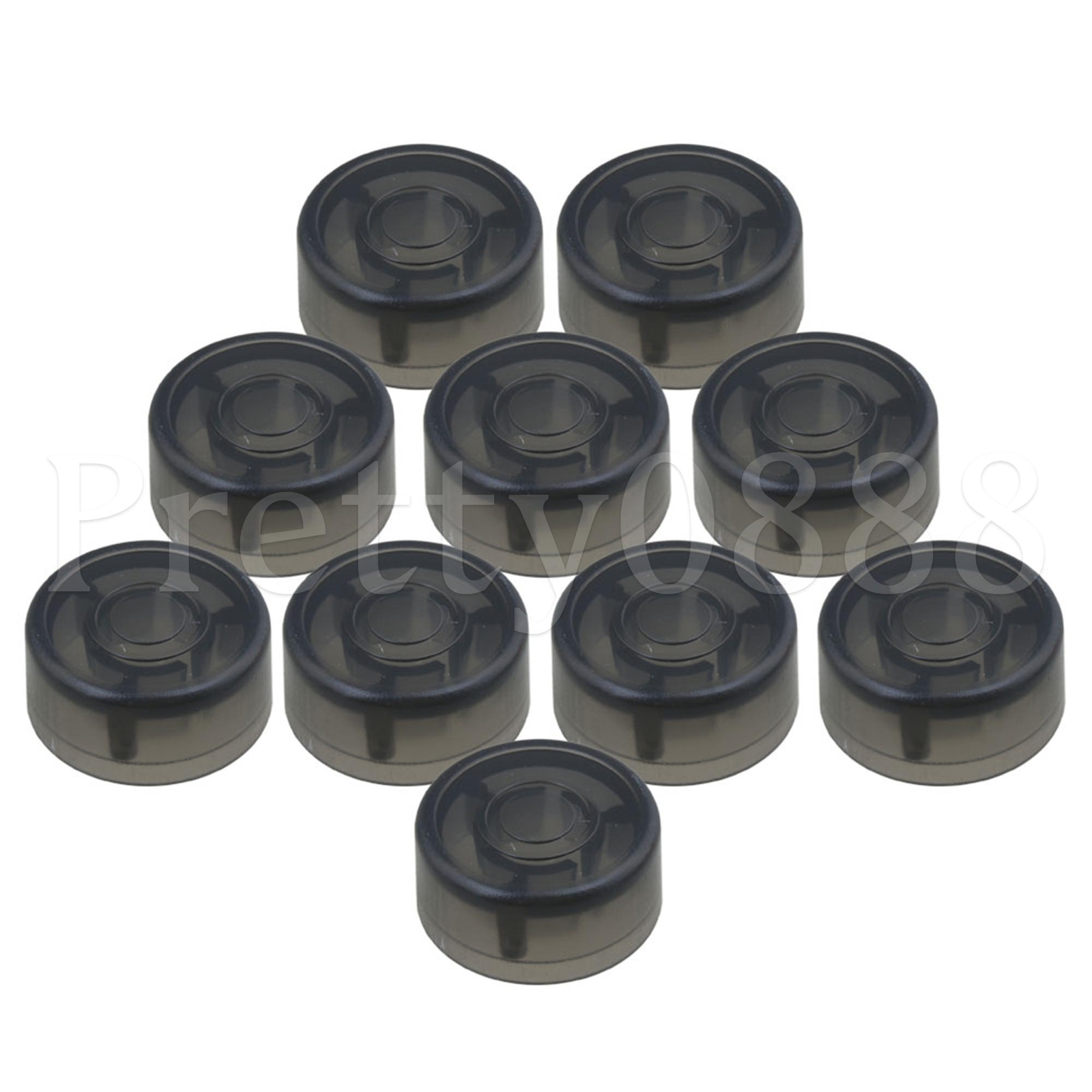 10PCS Black Plastic Effect Pedal Knob Cap Accessories