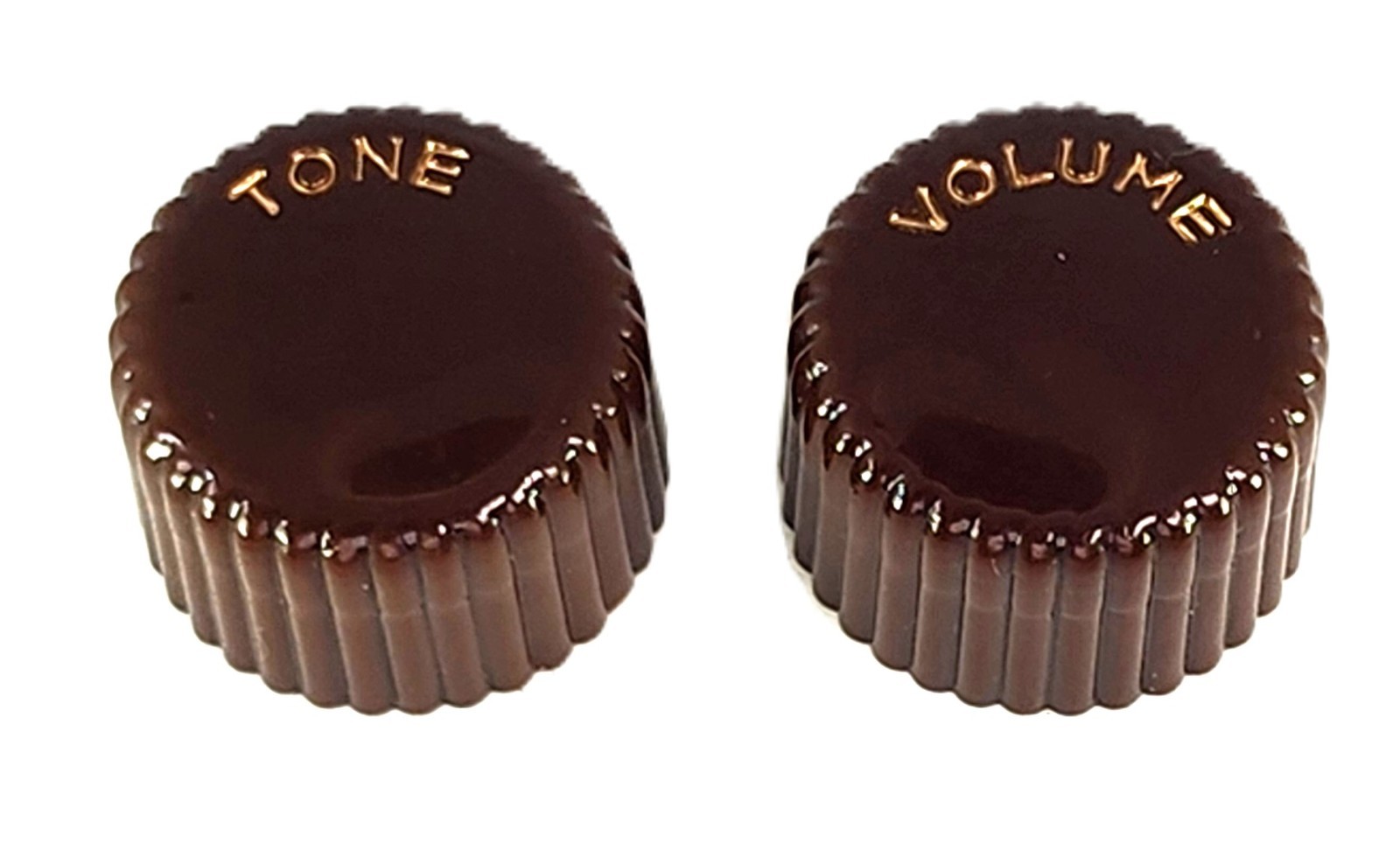Brown “Cupcakes” Knobs Replacements Vintage Harmony / Ariel Posen’s New Fender