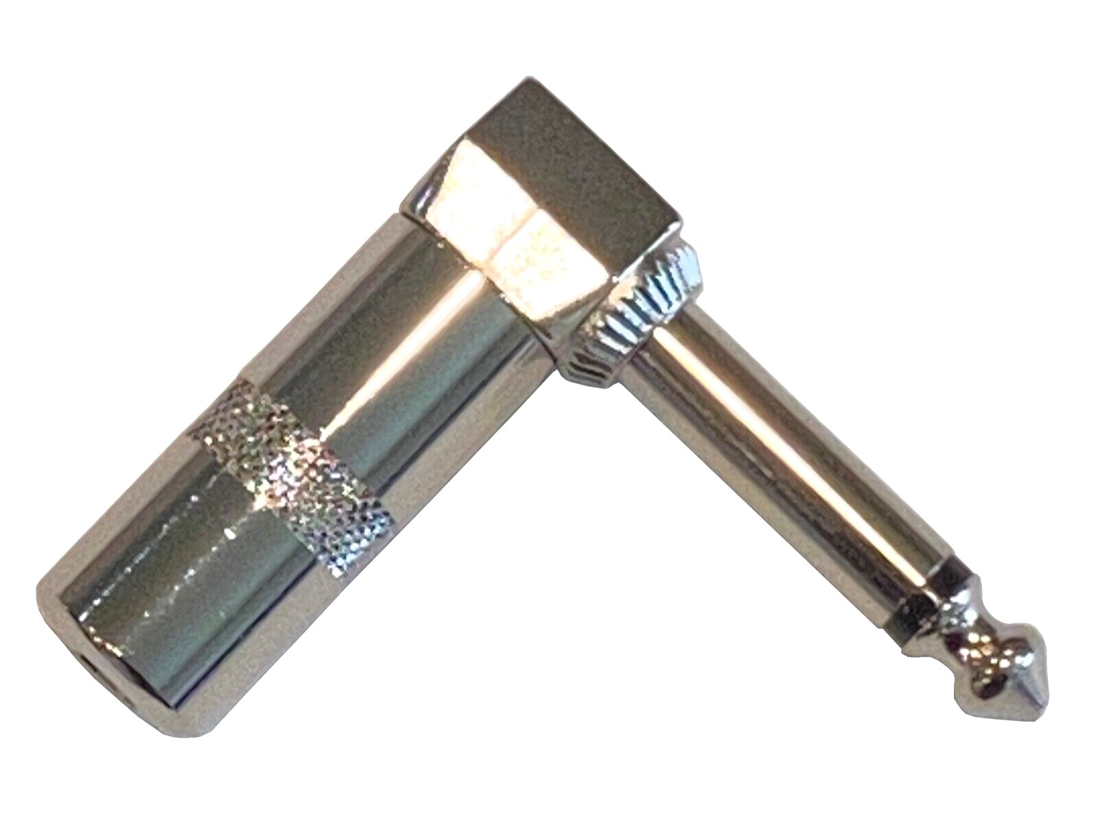 1/4″ inch 6.3mm Right Angle 90 Degree Mono Male Solder-On Plug Connector
