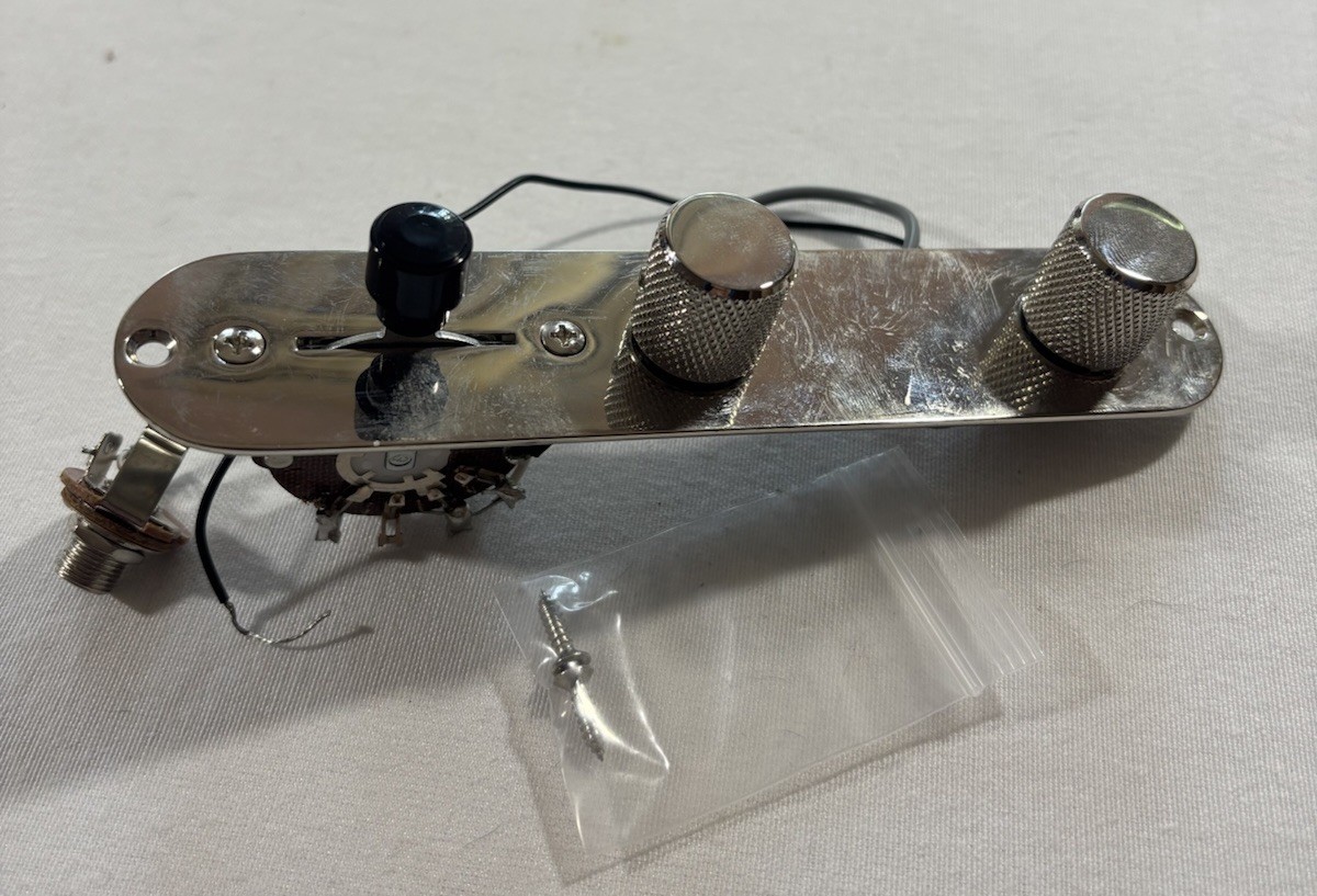 2021 Squier Classic Vibe ’60s Telecaster Control Panel Switch Pots Jack w/ HW