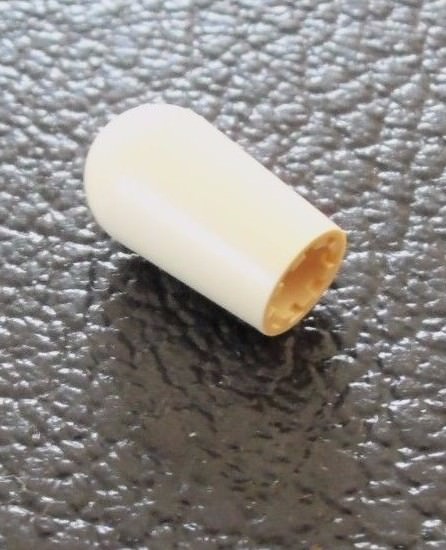 Genuine Switchcraft USA IVORY Switch Tip for Gibson / Fender Toggle 8/32 thread