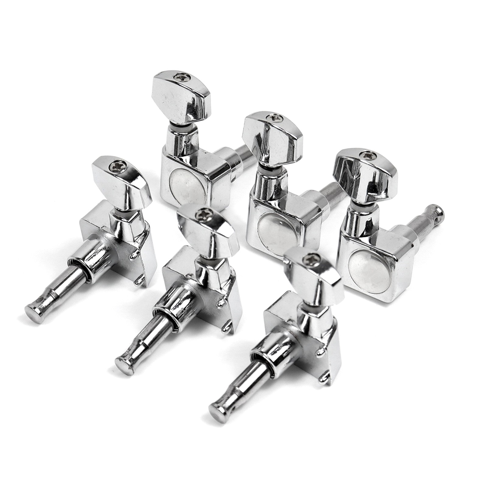 6 Right Electric Guitar Tuners Tuning Pegs Keys Metal Heads For Fender ST TL d