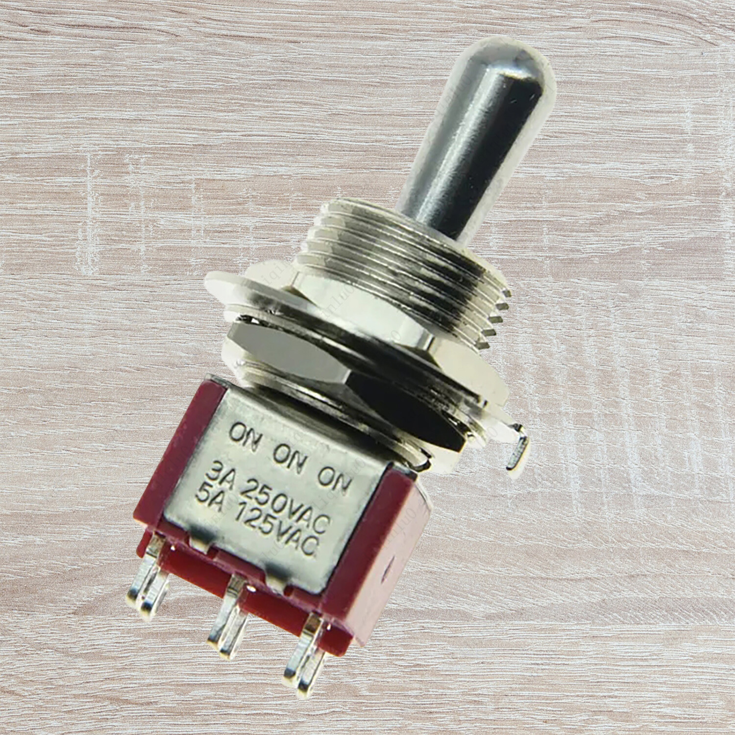 Quality Guitar or AMP DPDT 3 Way ON ON ON Toggle Switch Sealed Fat Bat Toggle
