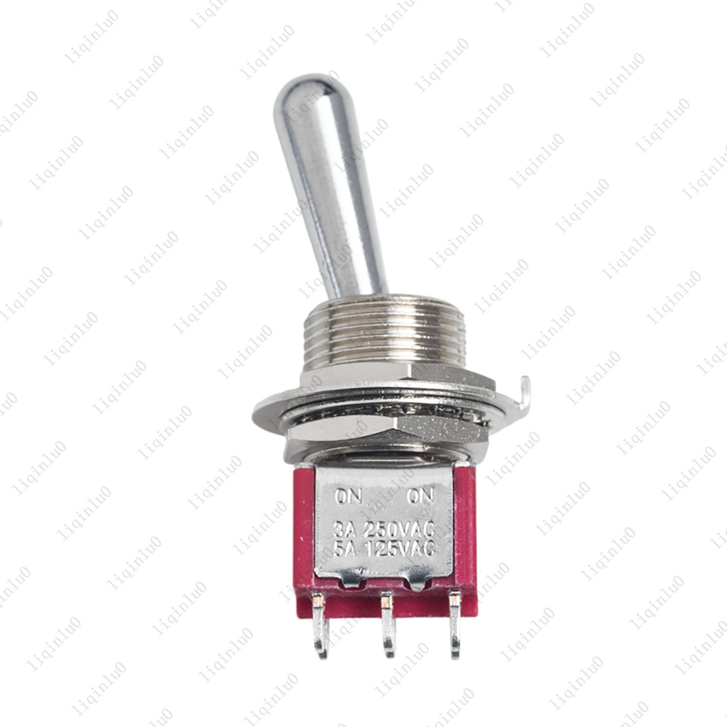 1/3/5 DPDT Red 2-Way 6Pin ON-ON Fat Bat Toggle Switch Sealed for Guitar/AMP