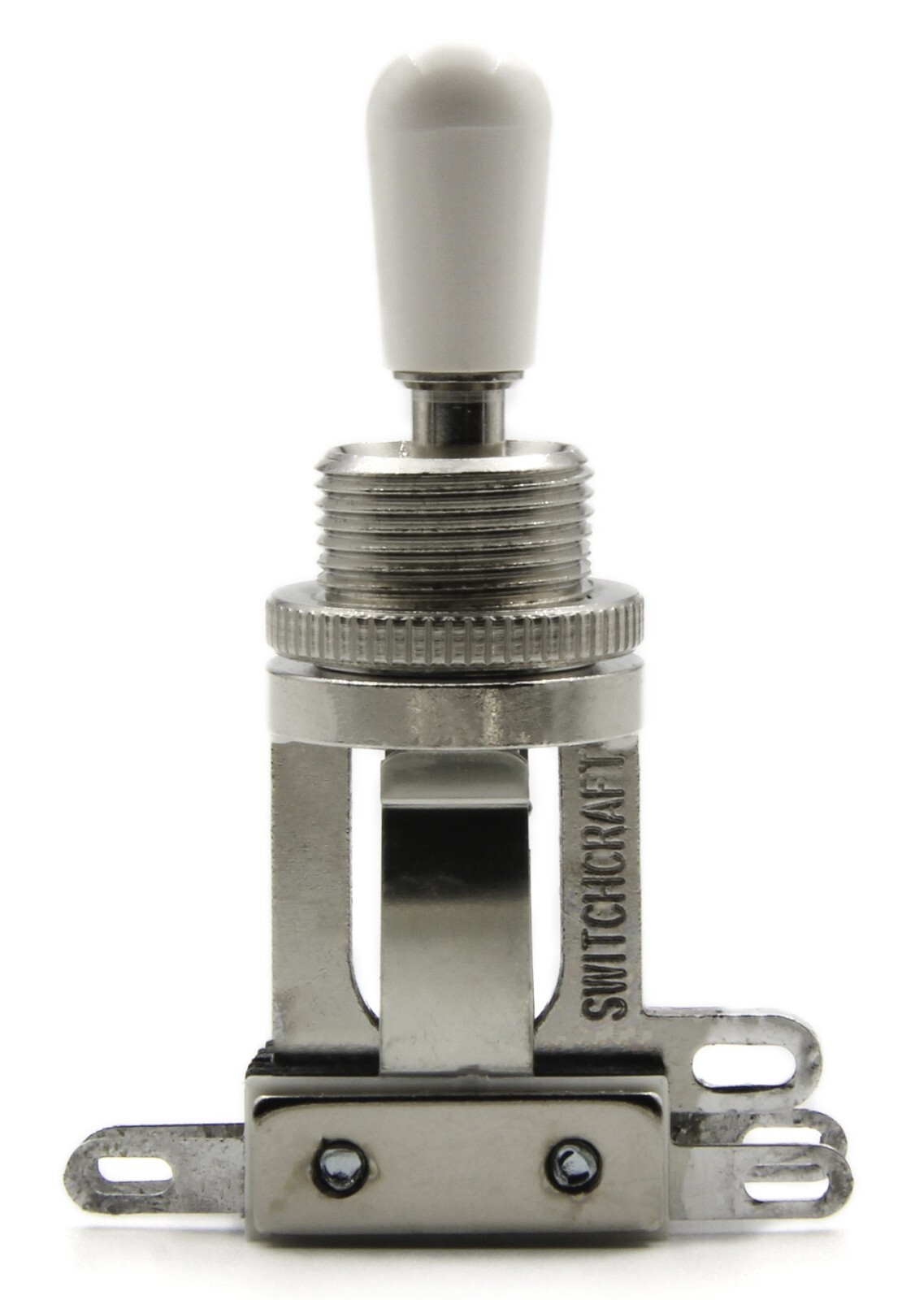 Switchcraft 3-Way Short Toggle Switch w/ Genuine Switchcraft White Tip