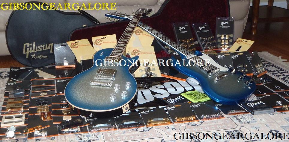 Gibson Les Paul Knobs Set Top Hat Gold Guitar Parts Custom SG R9 Project ES NOS