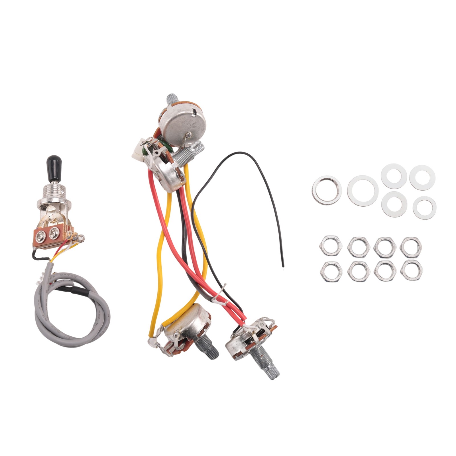 Lp Electric Guitar Pickups Circuit Wiring Harness 2T2V 500K Pots 3 Way For4308
