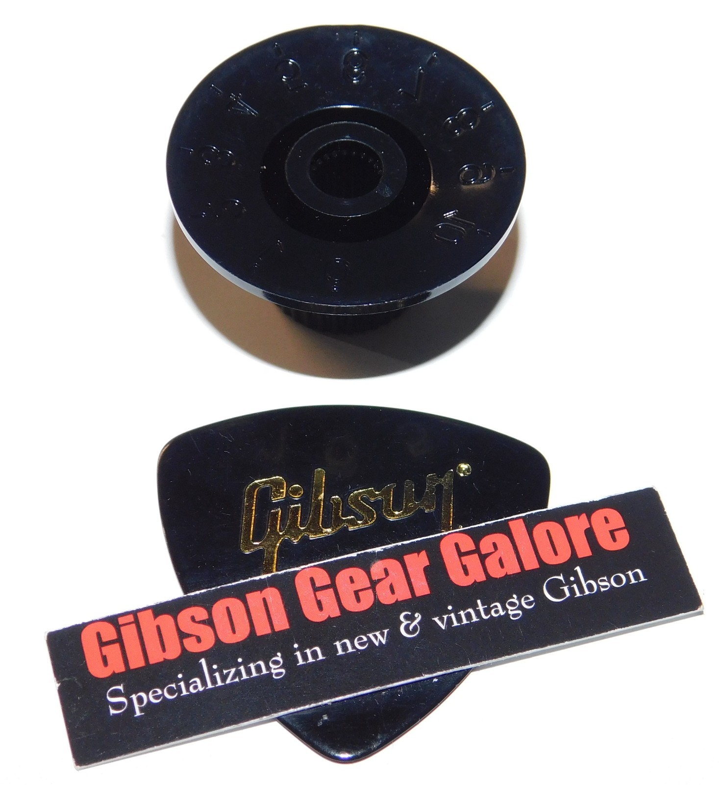 Gibson SG Witch Knob Tone Black Gold Guitar Parts Special Project ES CS P-90s