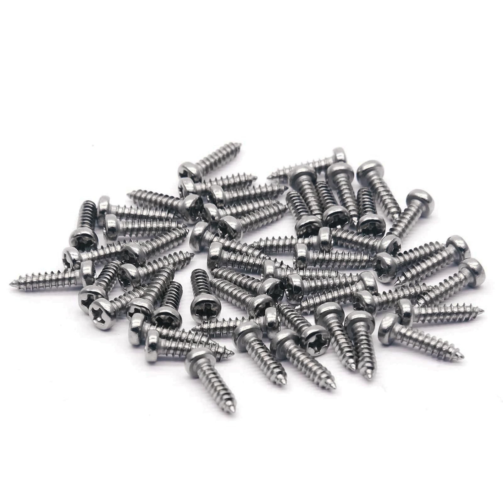 SAPHUE 50pcs Bass Electric Guitar Tuning Pegs Screws,Bass Guitar Machine Head…
