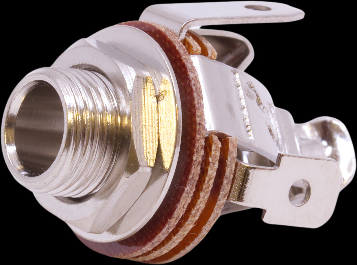Pure Tone Mono ¼” Jack, Shunt tip – Nickel