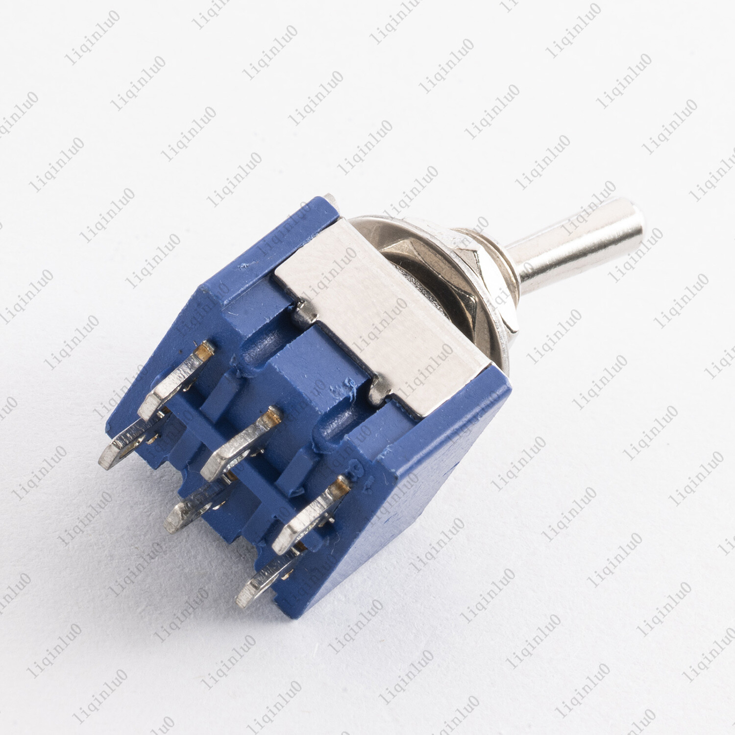 1/3/5Pcs DPDT Blue 2 Way 6 Pin ON ON Guitar Mini Toggle Switch Car/Boat Switches
