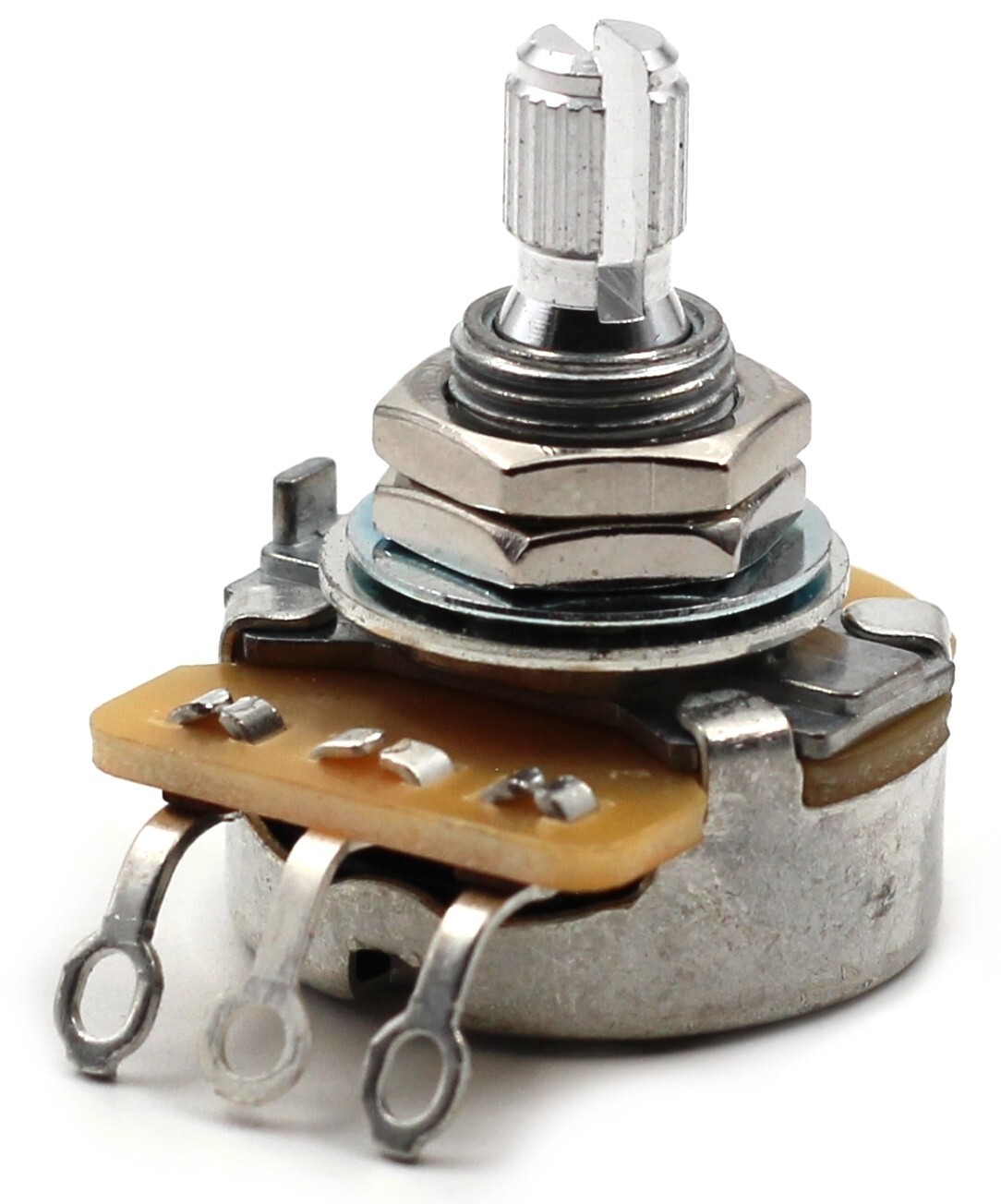 (1x) CTS 1 MEG Short SPLIT Shaft – Audio Taper Potentiometer for Electric Guitar