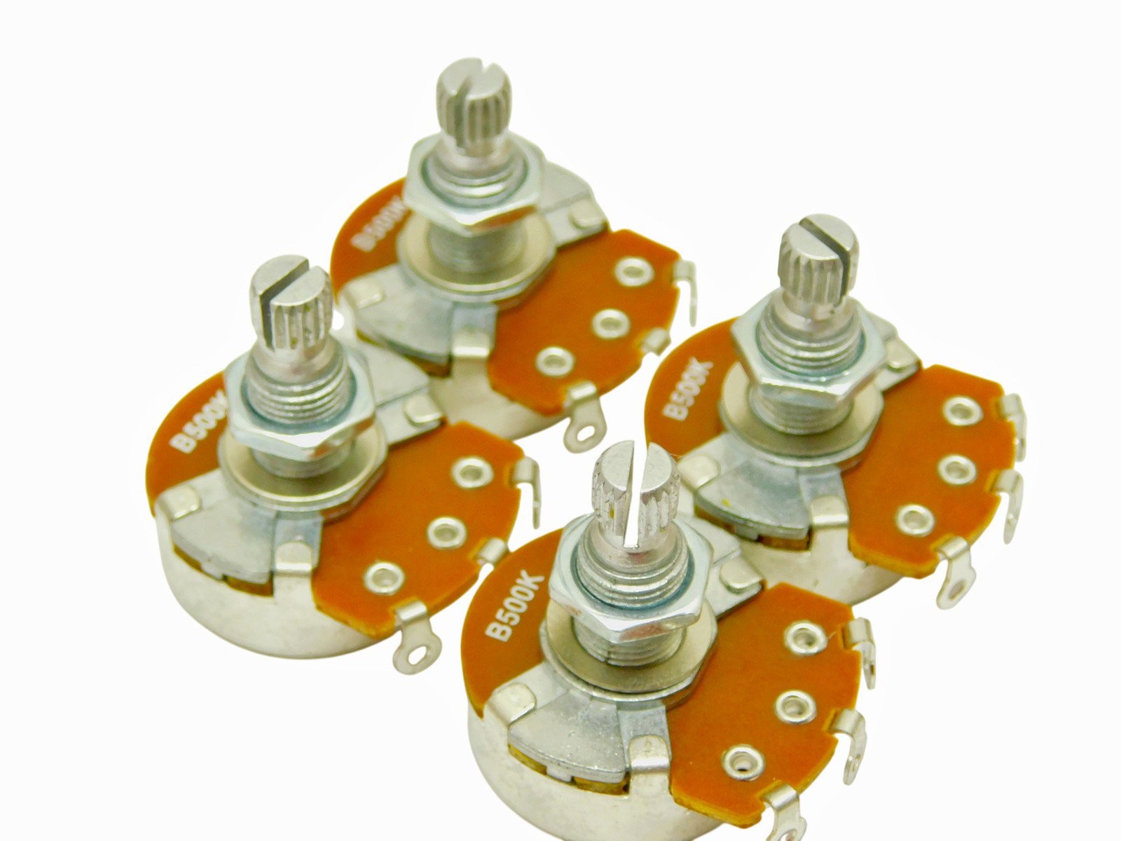 Alpha B500k 18mm Linear SPLIT SHAFT AUDIO TAPER POTENTIOMETERS POTS