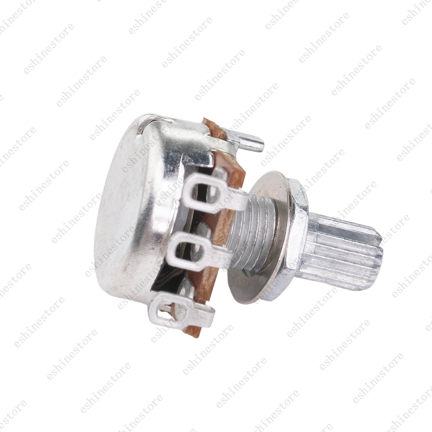 1x Guitar Mini Potentiometer Short 15mm A/B 250k 500k Volume Tone Taper Pot