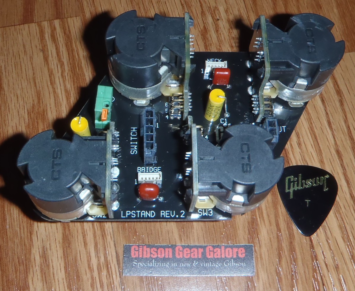 Gibson Les Paul Standard Pot Board Push Pull Guitar Parts HP Quick Connect 2022