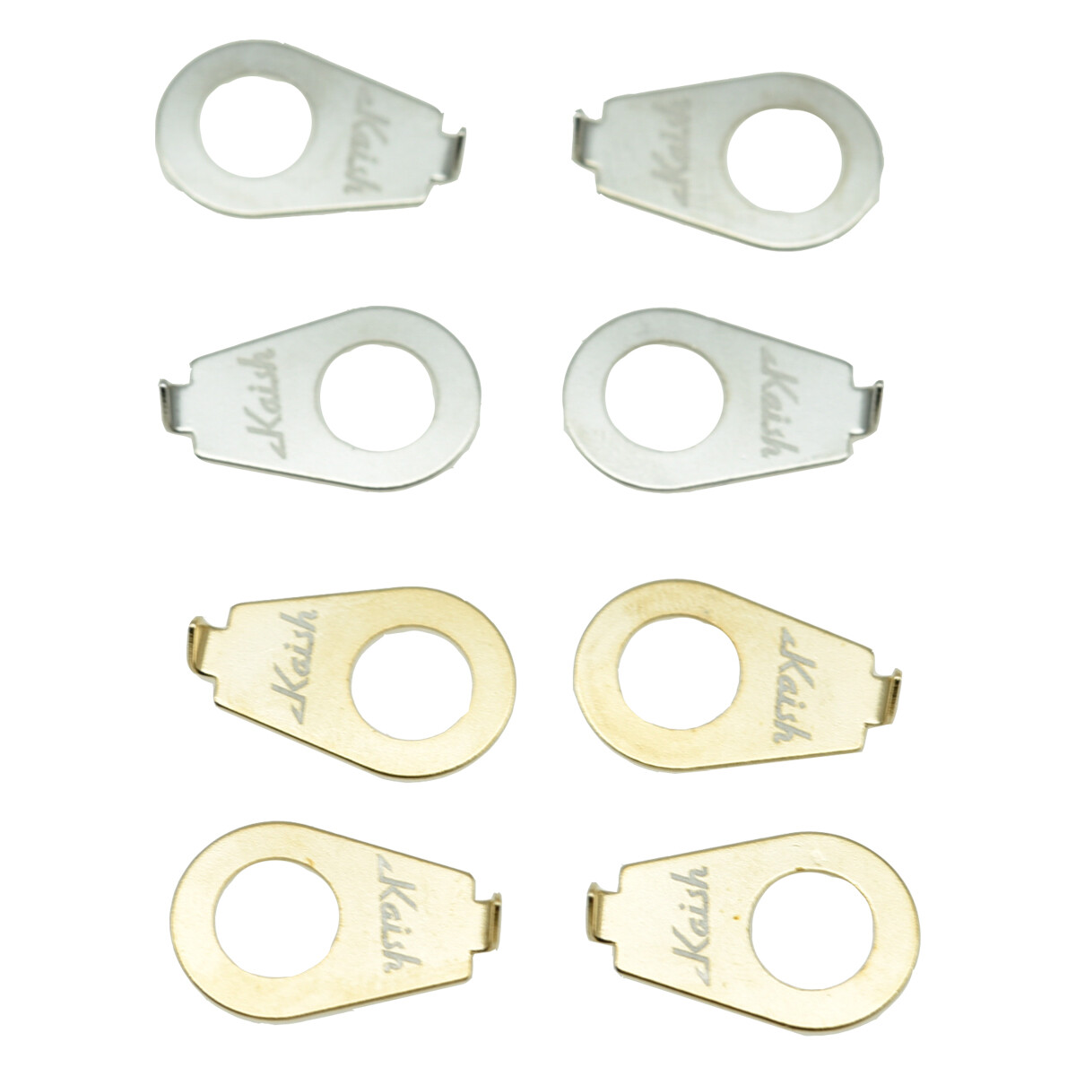 4pcs Gold Guitar Knob Pointer Plate Washer 8.5mm Diameter Position Indicator