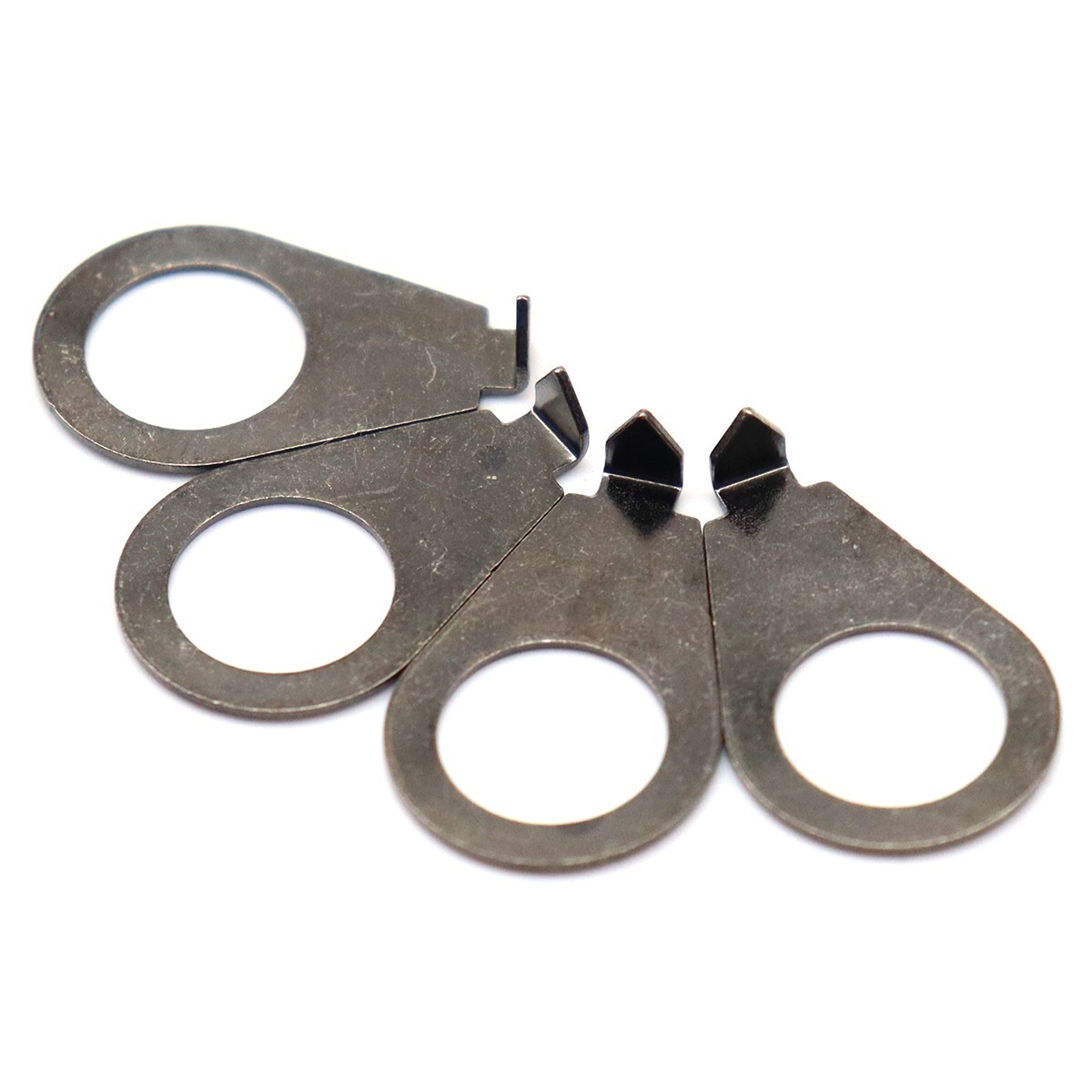 10pcs Guitar Knobs Pointer Plate Indicator Washers For Most Guitars Gun Black