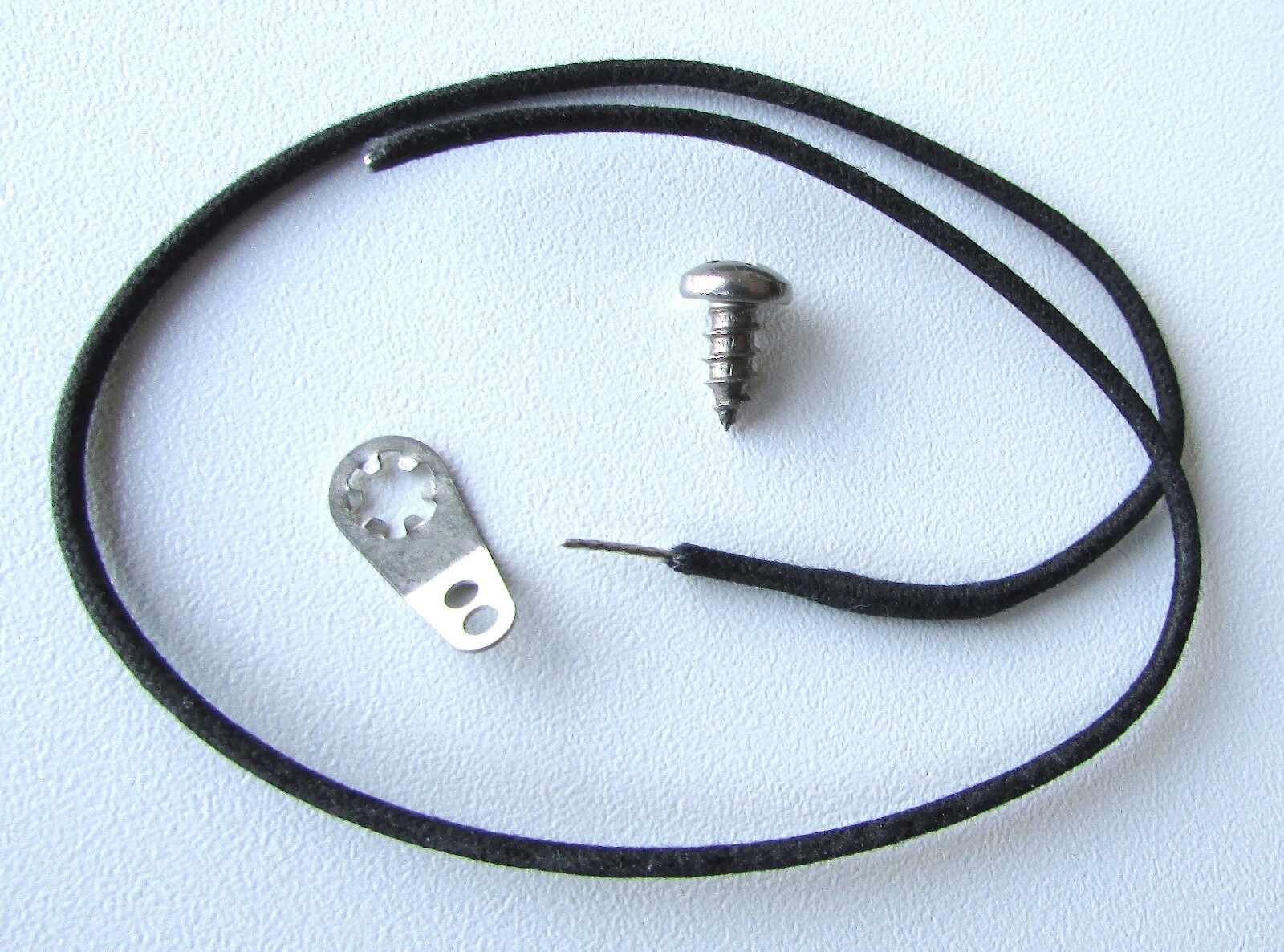 Guitar Cavity Shielding Harness w/ Ground Lug with Screw & Vintage Cloth Wire