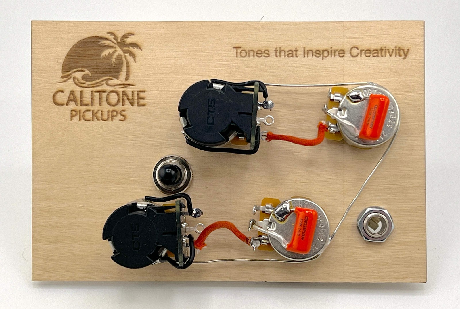 Les Paul Modern Split Coil Wiring Harness with Switchcaft Toggle & Jack