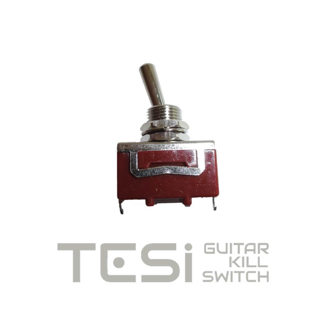 Tesi OTTO 12mm Stainless Steel Momentary Guitar Toggle Kill Switch
