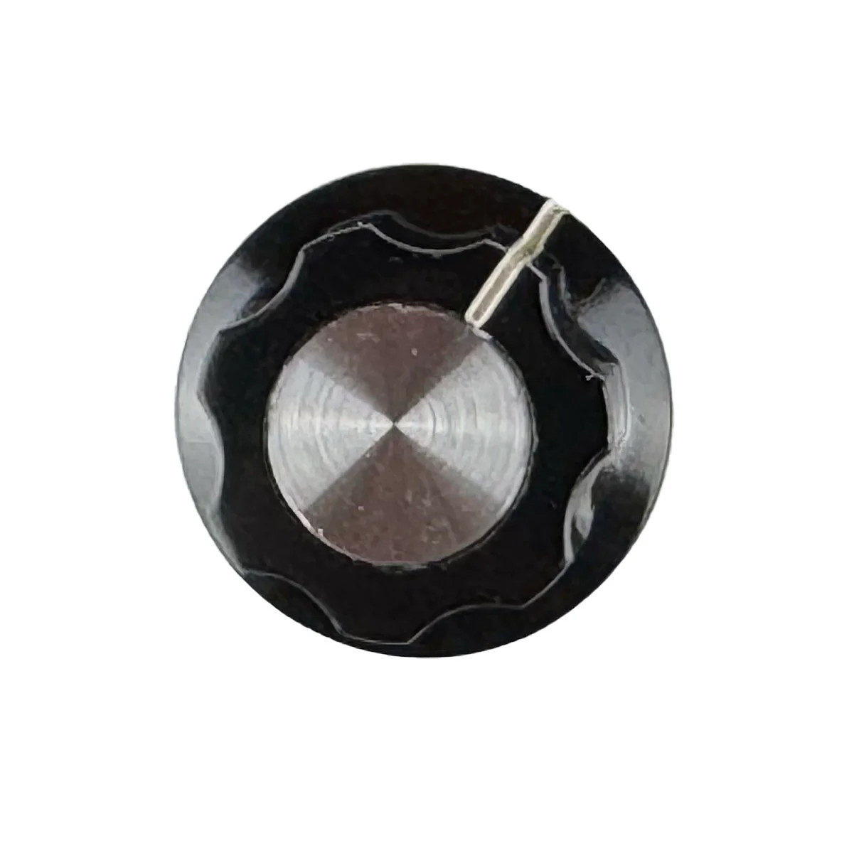 G28415E ` Radio Shack Set Screw Aluminum Insert Control Knob for 1/4″ Shafts