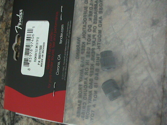 FENDER ROAD WORN TELECASTER TOP HAT SWITCH TIPS (2) 099-7217-000
