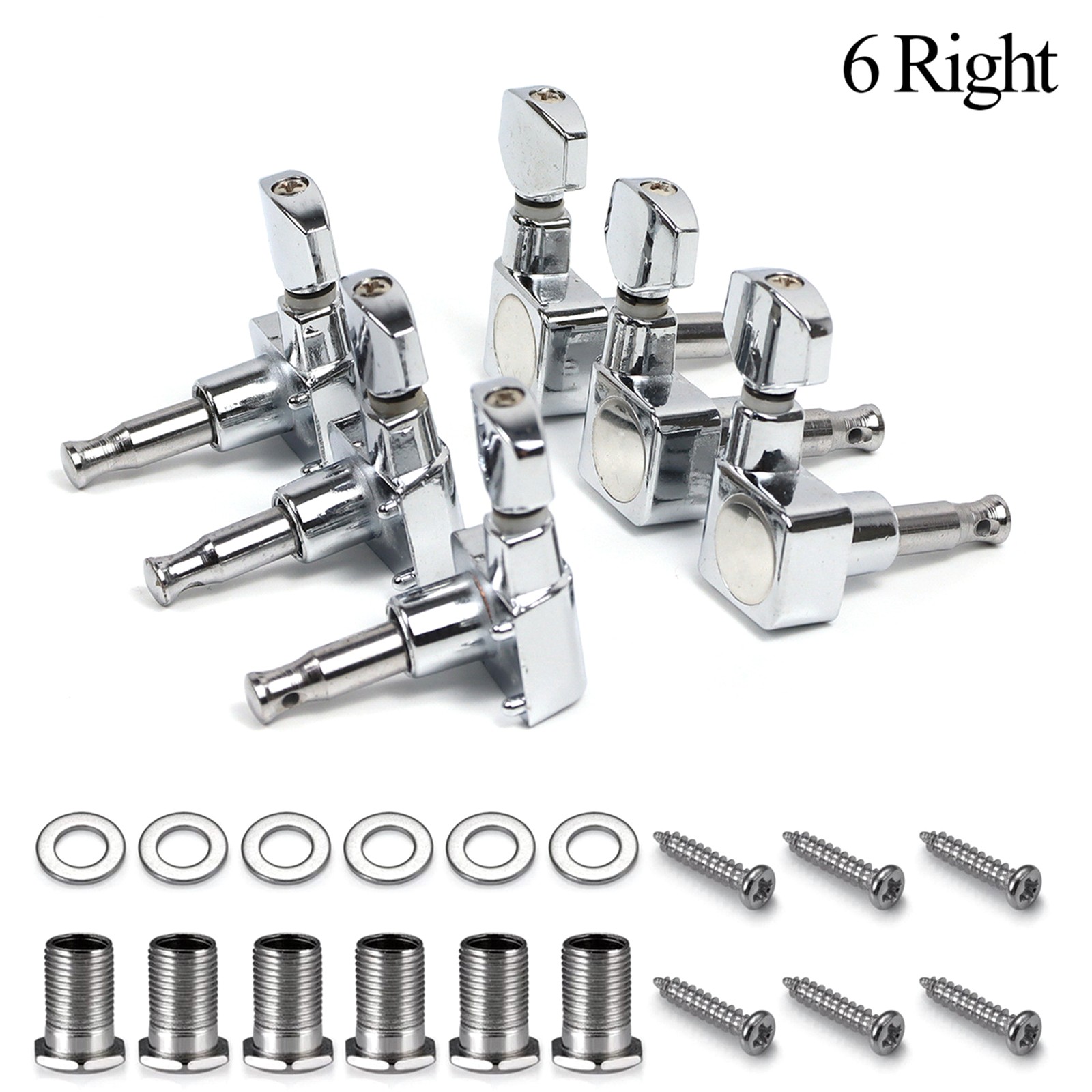 6 Right Electric Guitar Tuners Tuning Pegs Keys Machine Heads For Fender ST TL h