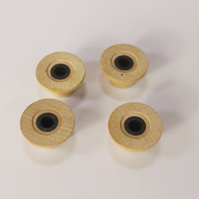 Maple Wood Bell Guitar Knobs for Les Paul Tone Or Volume – Metric Set (4)