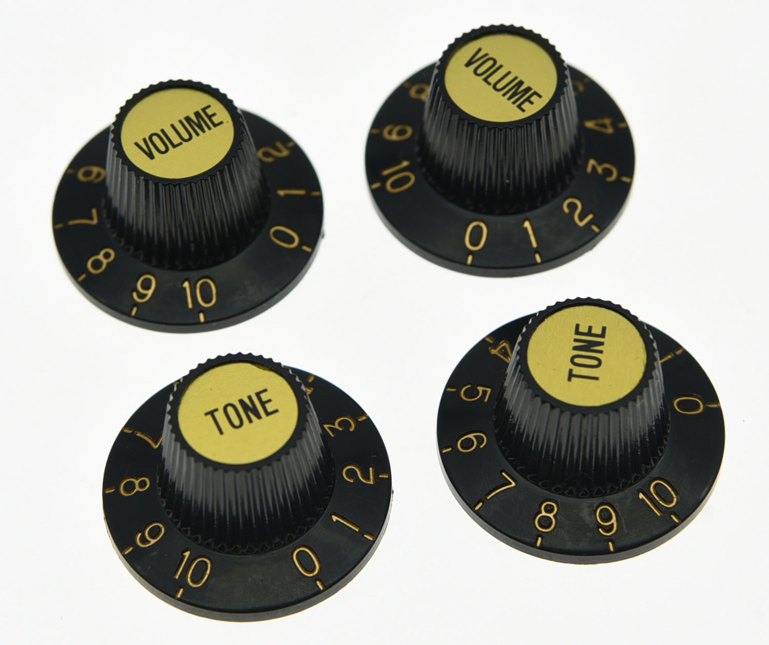 4x Gold Guitar Witch Hat Knobs Fits Les Paul Epiphone SG