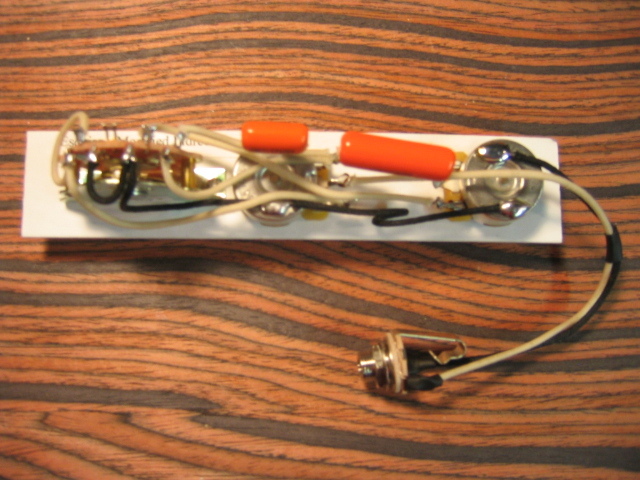 Wiring Harness for Esquire – Modded Eldred with TRUE BYPASS – Orange Drops