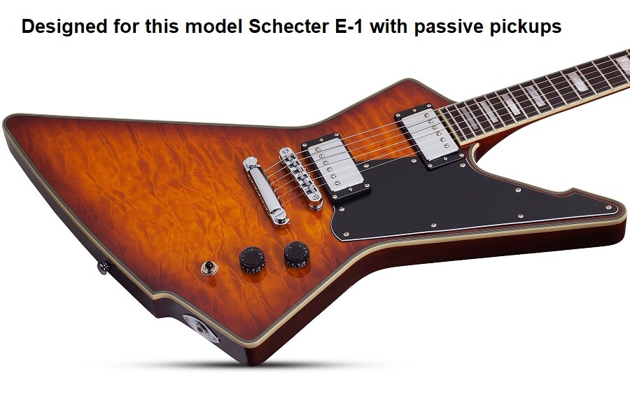 SCHECTER E-1 (Explorer) Wiring Harness Upgrade! CTS – Switchcraft – Mallory!