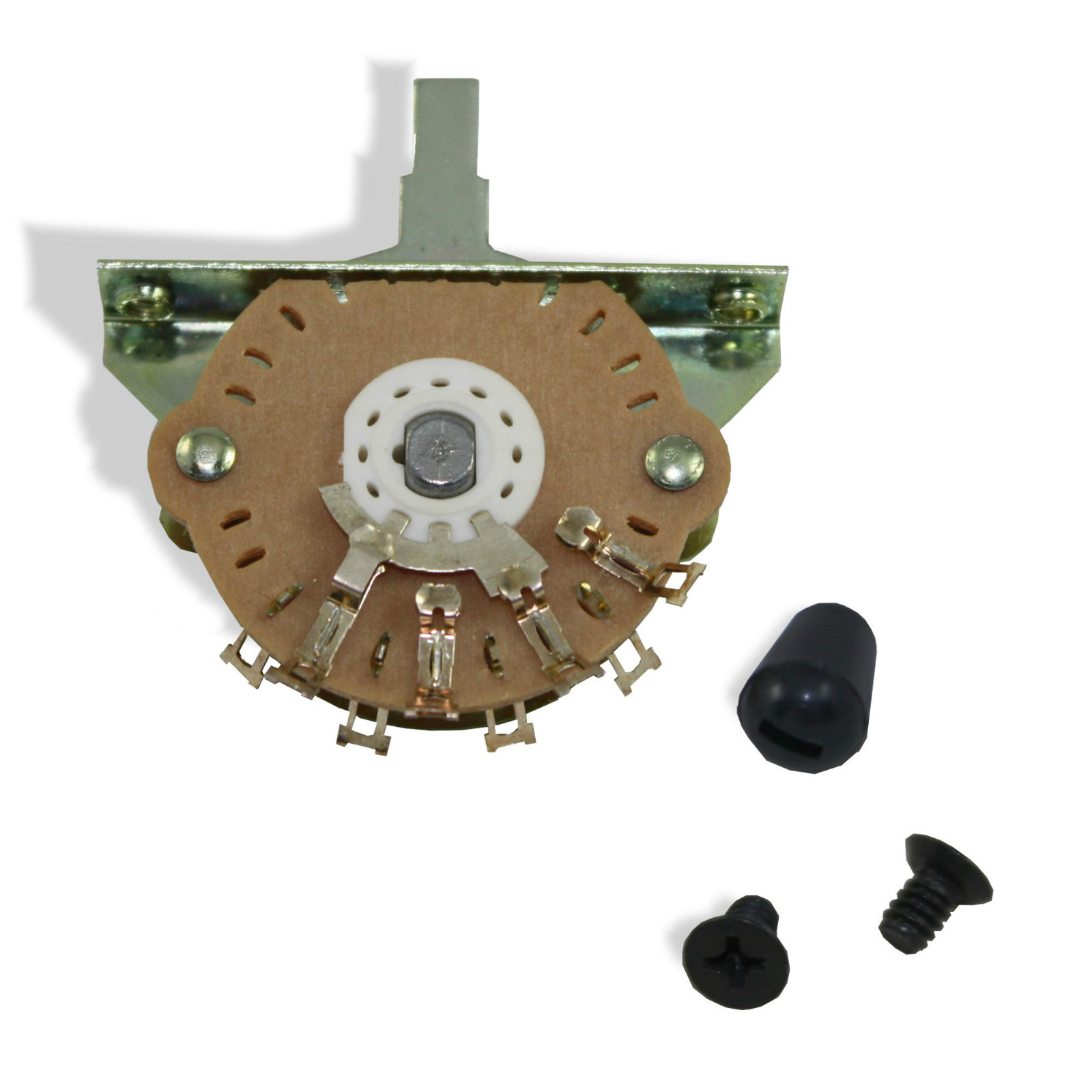 Switch 3 Way Oak Grigsby with Black Knob Electroswitch 51992 081345BK