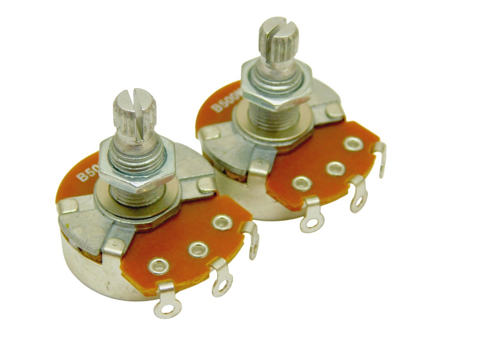 Alpha B500k 18mm Linear SPLIT SHAFT AUDIO TAPER POTENTIOMETERS POTS
