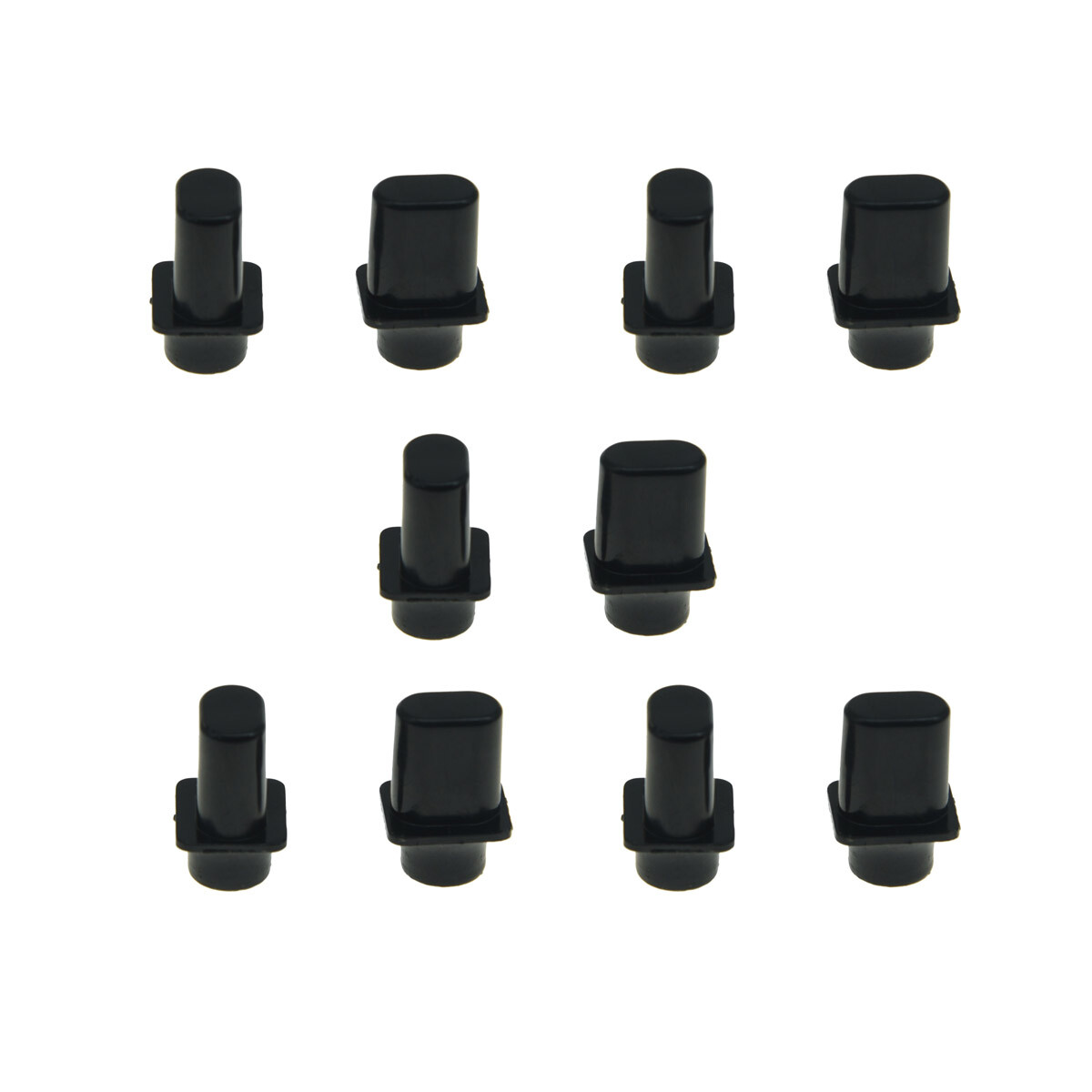 10xBlack KAISH Top Hat Switch Tip Pickup Switch Knob fits USA Tele Telecaster