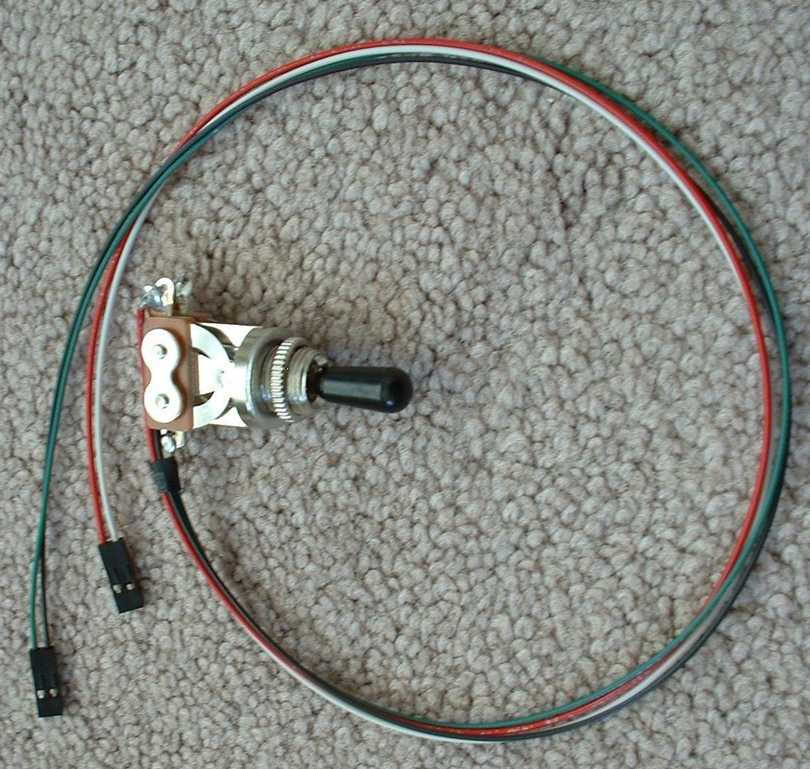 SOLDERLESS Wiring CHROME 3-WAY TOGGLE SWITCH Les Paul quick connect for emg NEW*