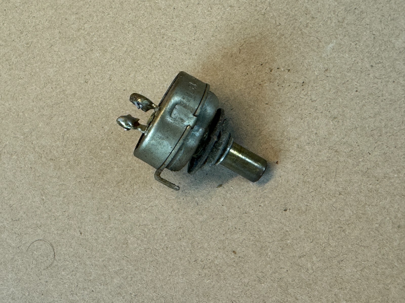 Vintage 1950 CTS Rotary Power On/Off Switch Tube Amplifier 3A 125V 1/4″ Shaft