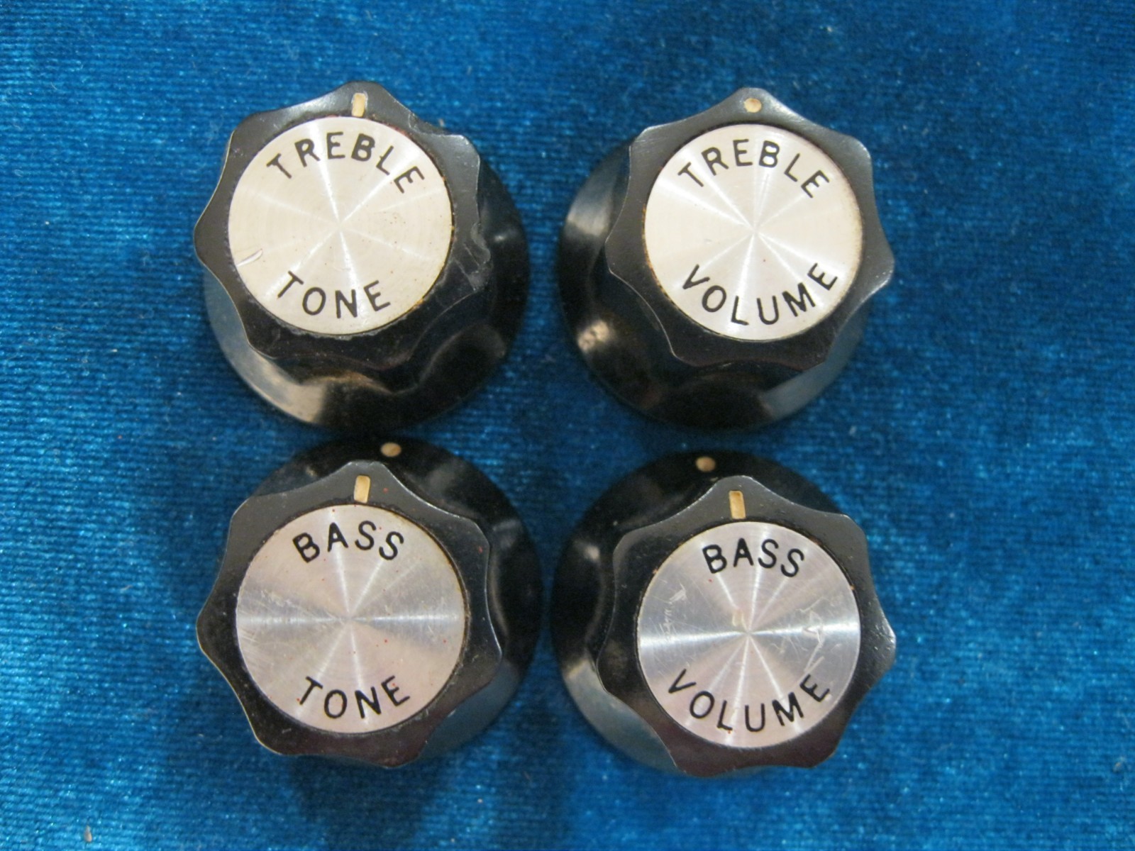 Four Vintage 1960’s-early 70’s Rickenbacker Guitar or Bass KNOBS 360 330 4001