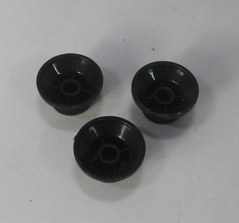 Aged Black Knobs Set For Fender Japan Strat