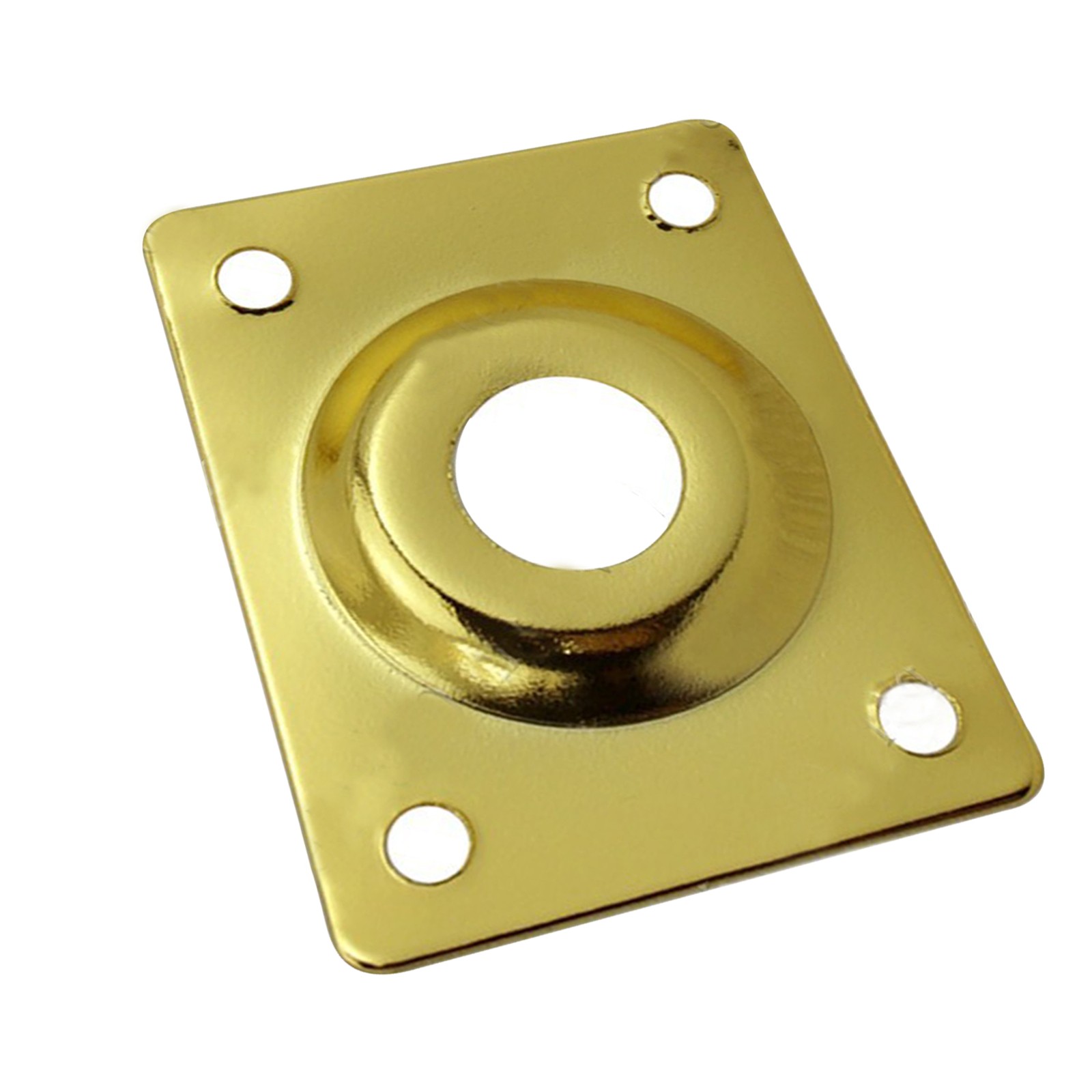 Guitar Output Metal Jack Plate Square With Screws For Electric Bass Guitar o