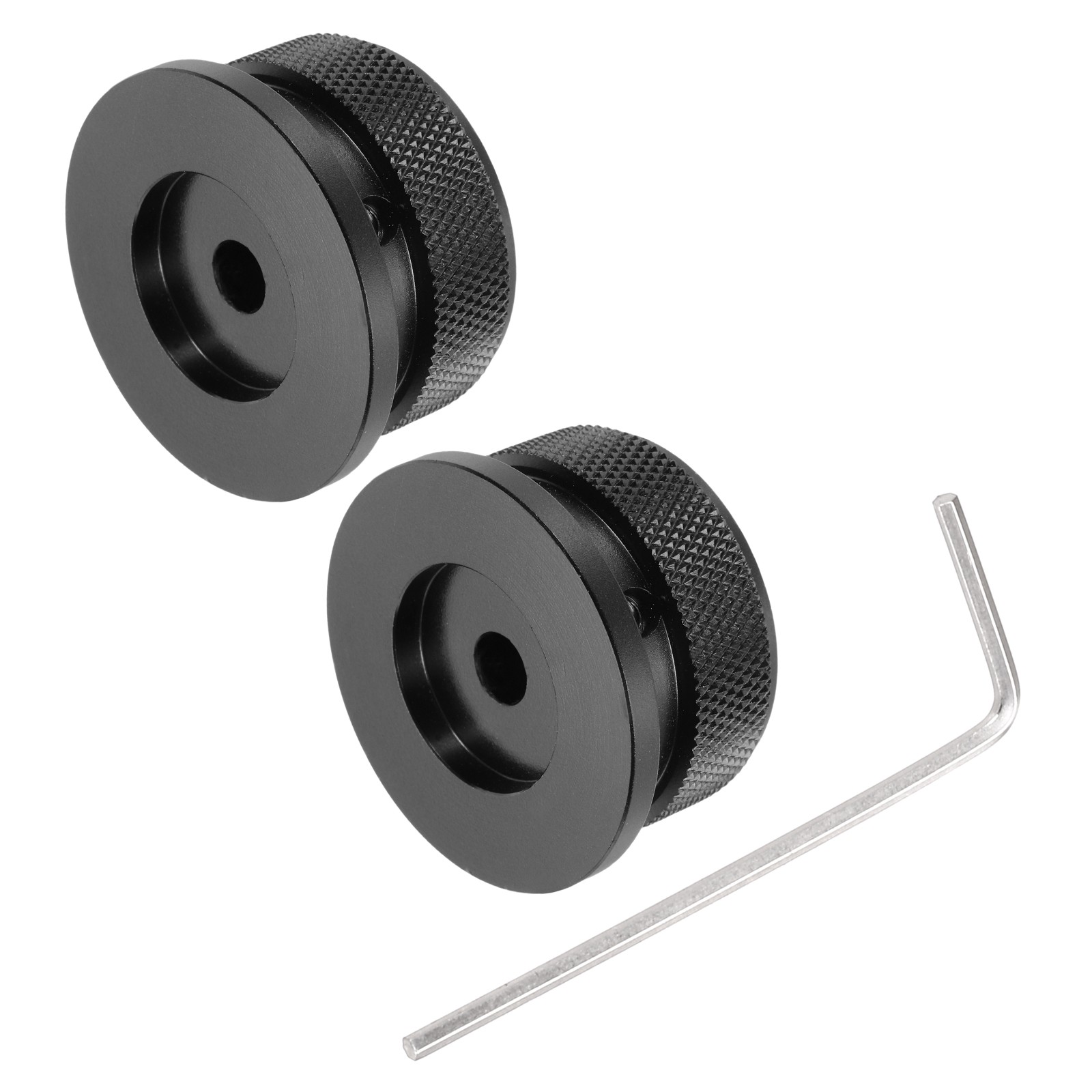 2PCS Guitar Knobs Metal, Volume Tone Knobs 1/4″ x 1.5″ x 0.8″, Black