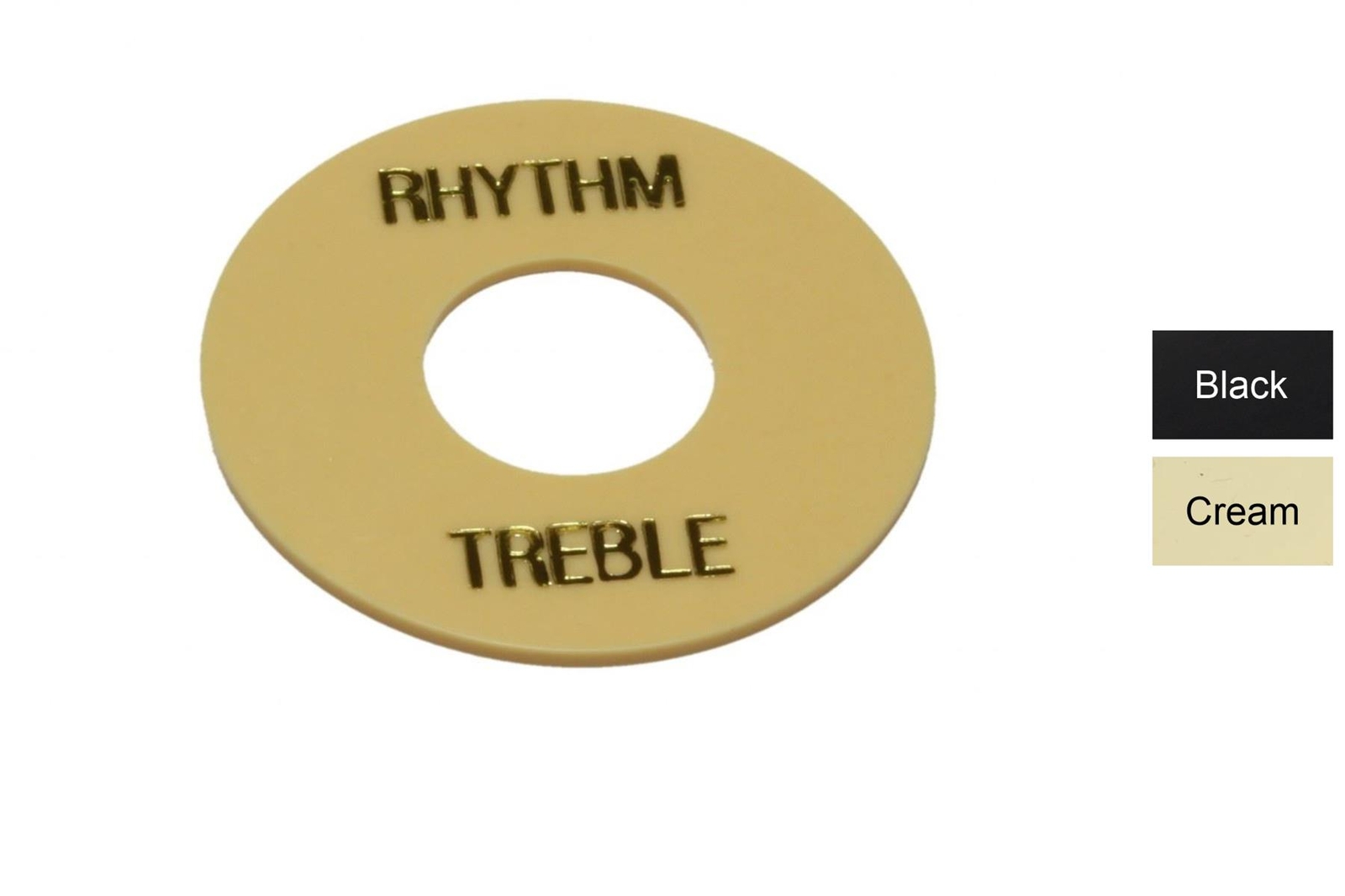 Standard size Toggle Switch Plate with gold lettering